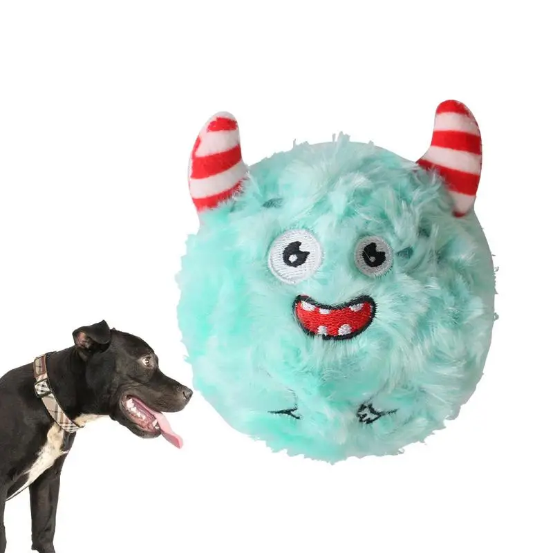 

Funny Plush Squeaky Toys For Dog Ball Toy Pet Cat Interactive Noise Beast Balls Puppy Chew Toys For Small Medium Dogs Birthday