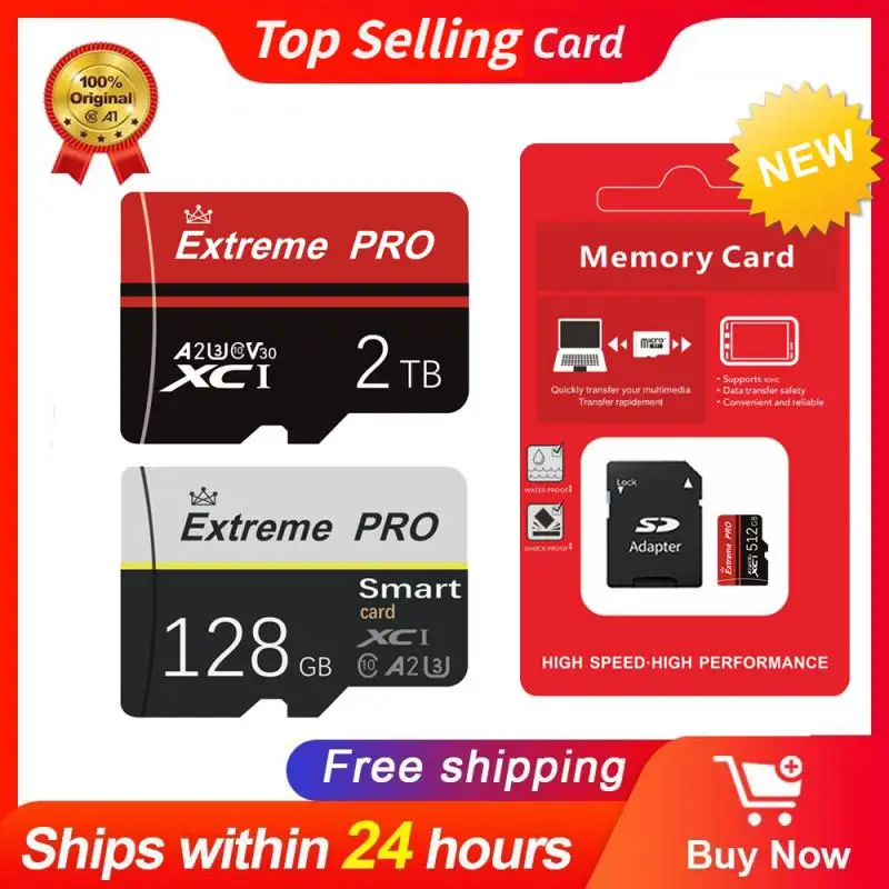 Ultra Micro Tf Sd Memory Card A2 C10 U3 Full Hd V30 64/128/256/512Gb Max A 190 Mb/S Flash Sd Card Per Camare Phone Uav Gamecube
