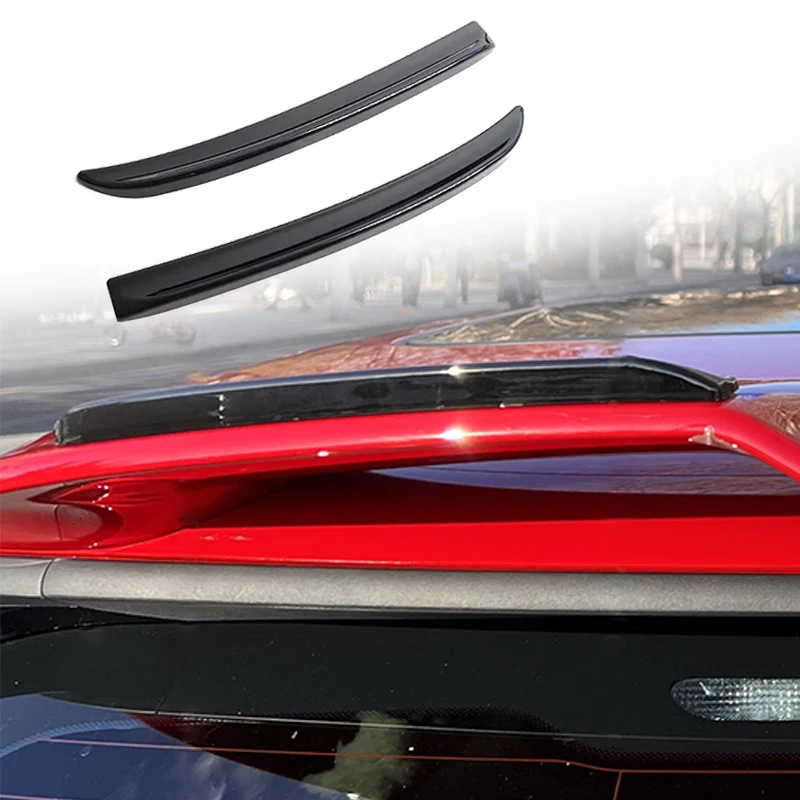 Pinne per labbro di estensione spoiler posteriore per Mini Cooper F56 F55 2014+ S /JCW Spoiler Colore nero Fibra di carbonio Rosso Auto Part Styling - Image 5