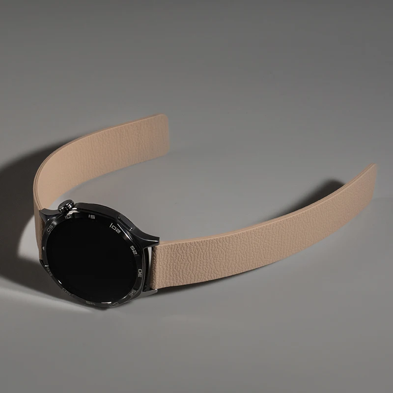 Versatile Silicone Magnetic Watch Strap - Adjustable 18mm/20mm/22mm