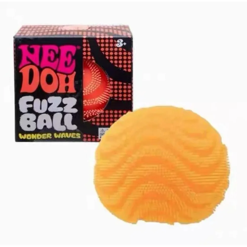 Enhanced Product Title:  
Nee Doh Fuzz Ball Stress Relief Ornament - Soft Squeeze Desktop Toy