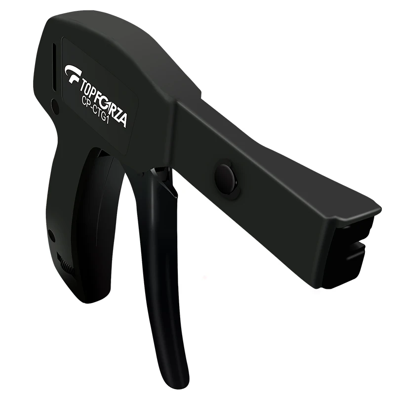 topforza cabo tie gun apertar cortar plastico cabo de nailon lacos aco fundido limpo corte nivelado zip tie ferramentas mao 04