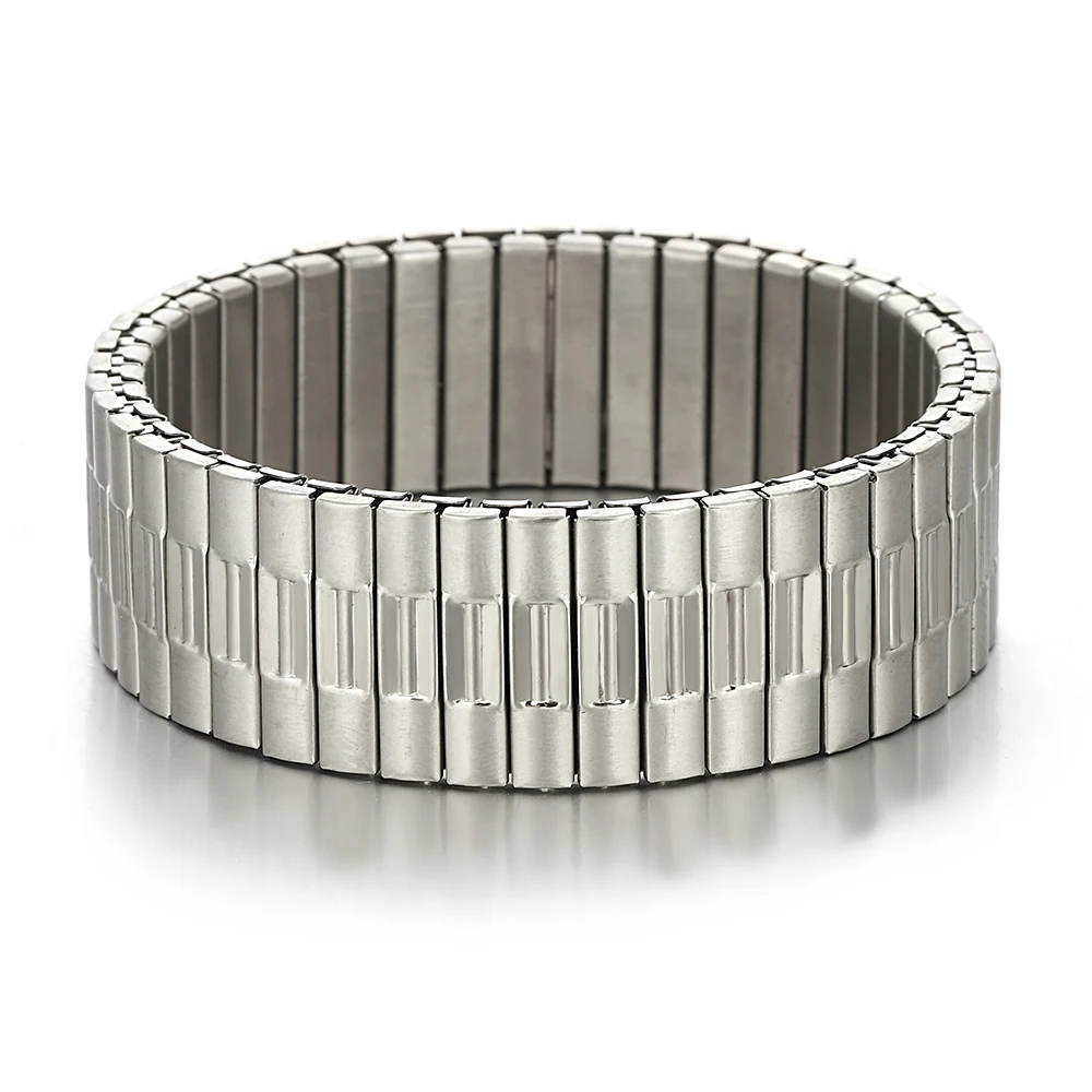 Elegant Two-Tone Rectangular Twill Bracelet with Pearl Details
