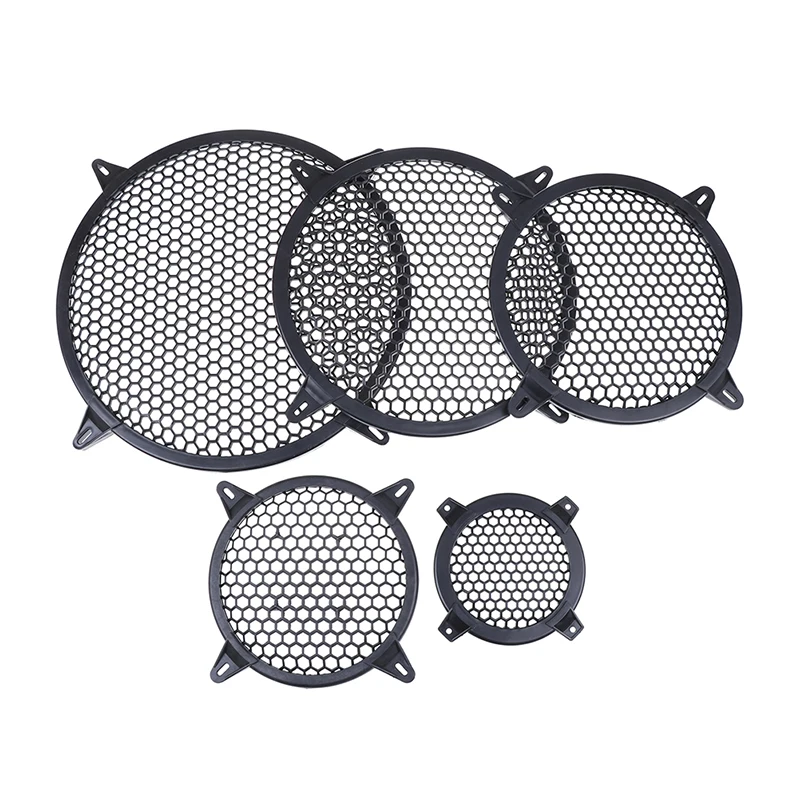 Car Subwoofer Box 4/6/8/10" Car Audio Speaker Mesh Cover Protector Video Accessorries