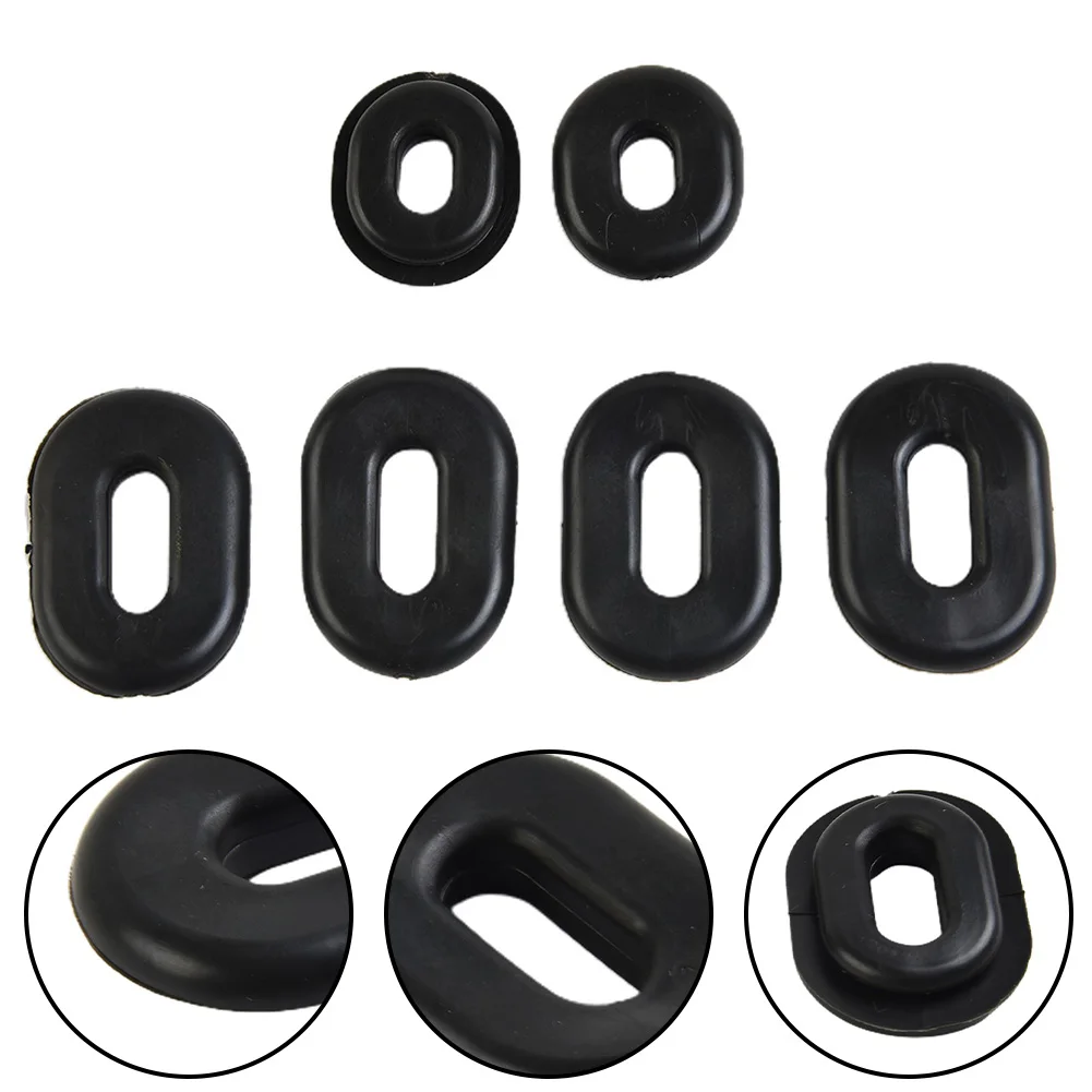 

6pcs Side Cover Oval Grommets Set For Honda For SL350K1/K2 Motosport For CB125S Rubber Replacement Motorcycle Accessories