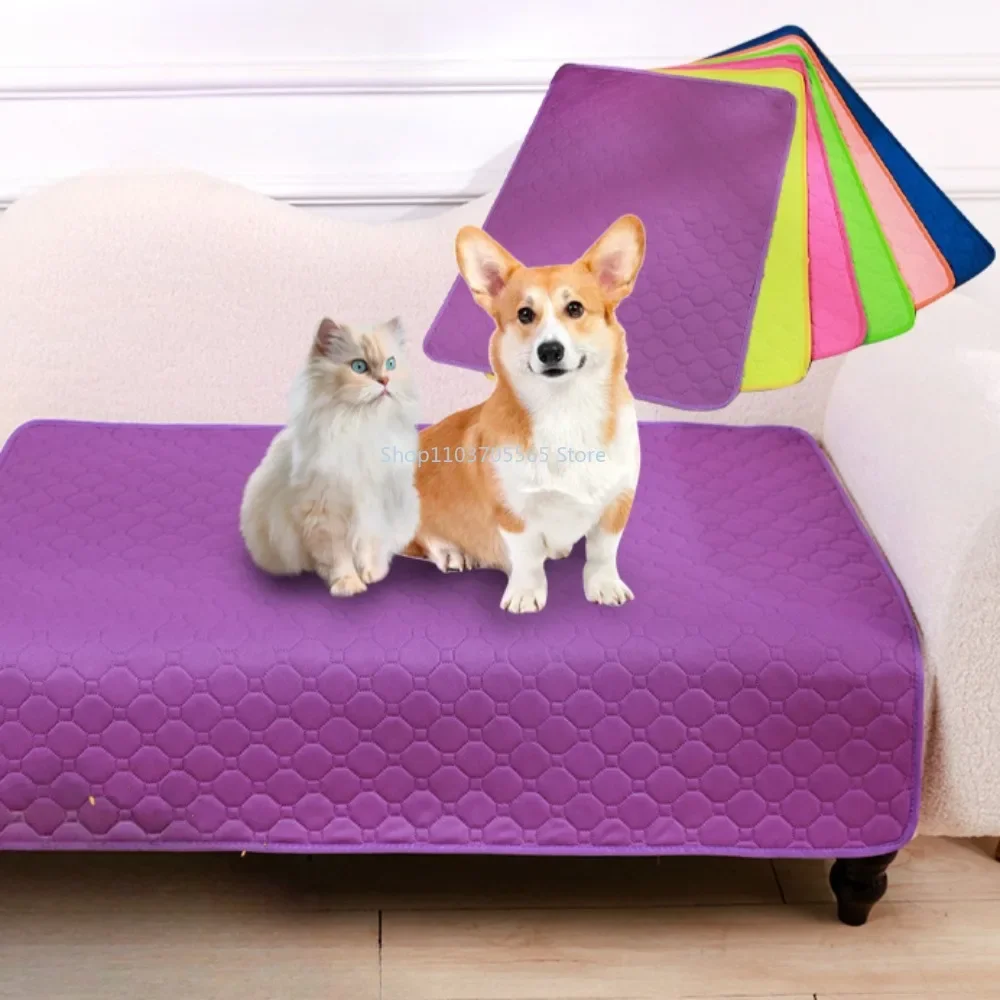 Reusable Dog Pee Pad Absorbent Diaper Washable Puppy Training Pad Pet Bed Urine Mat Pet Car Seat Cover Supplies pet bed pet blanket pet bed mat dog pee pad dog training pad
