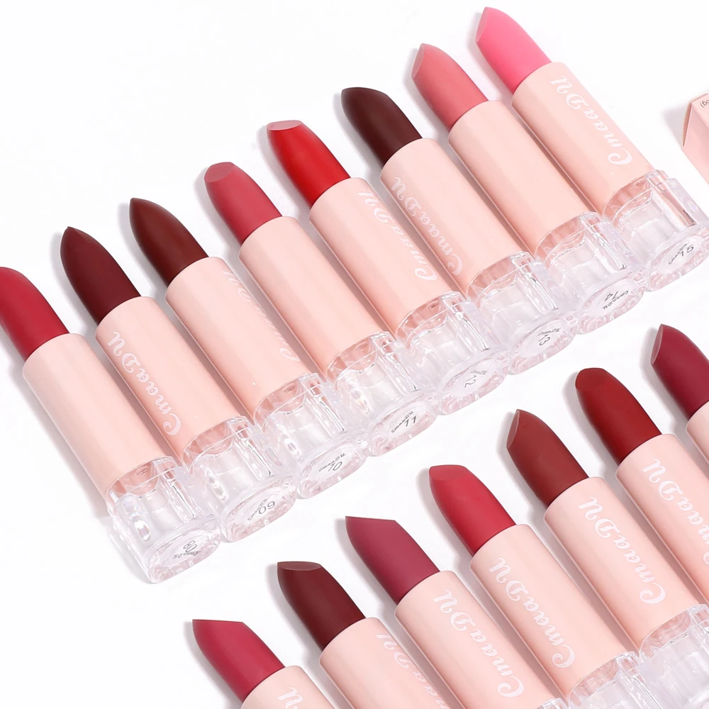 CmaaDu 15 Color Long-lasting Moisturizing and Lifting Lipstick Lip Gloss Embellishes lips 6