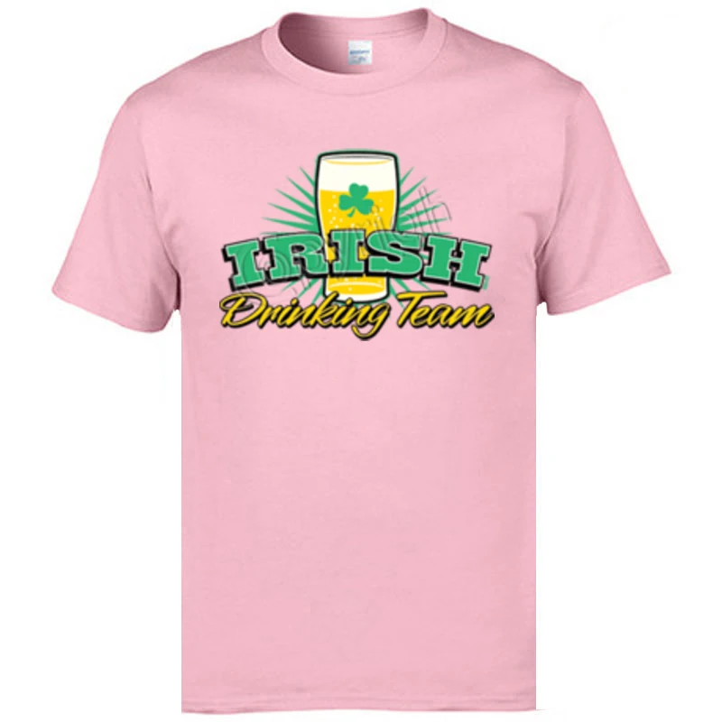 

Irish Drinking Team Gift T Shirt for Men Cotton Lovers Day Tops T Shirt cosie Tops & Tees Funny O Neck