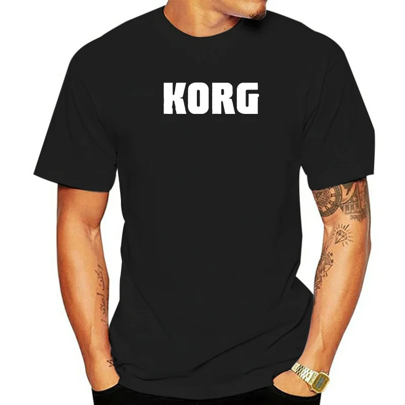 

Футболки с логотипом клавиатуры Korg, размер соответствует