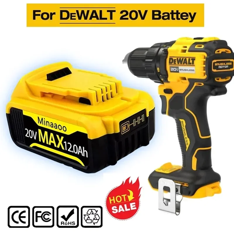 

Сменный аккумулятор для Dewalt DCB200, 20 в, Ач/Ач, совместим с инструментами Dewalt 18 В/20 в, аккумулятор + зарядное устройство