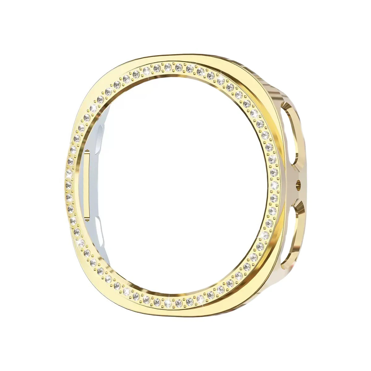 Stylish Diamond Hollow Protective PC Case for Smartwatch - No Glass