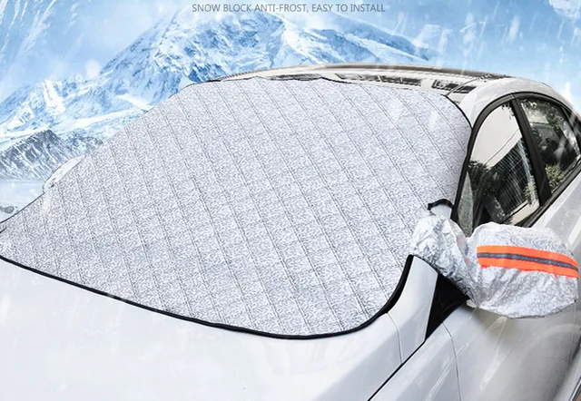 Parasole Auto 4 Strati Universale - Copertura Parabrezza Per Estate E Inverno - Protezione UV, Gelo E Neve