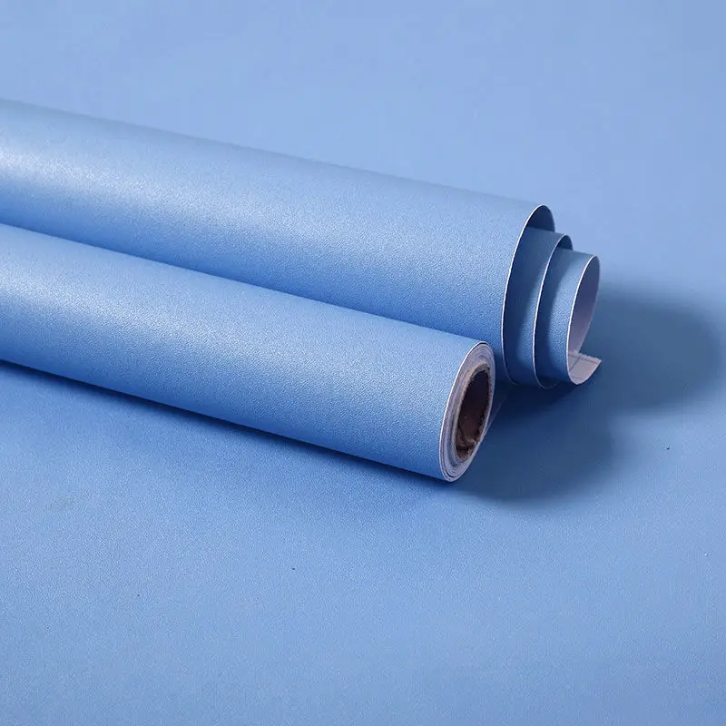 Matte Solid Color Self-Adhesive Vinyl Wallpaper for Cabinets and Furniture Renovation