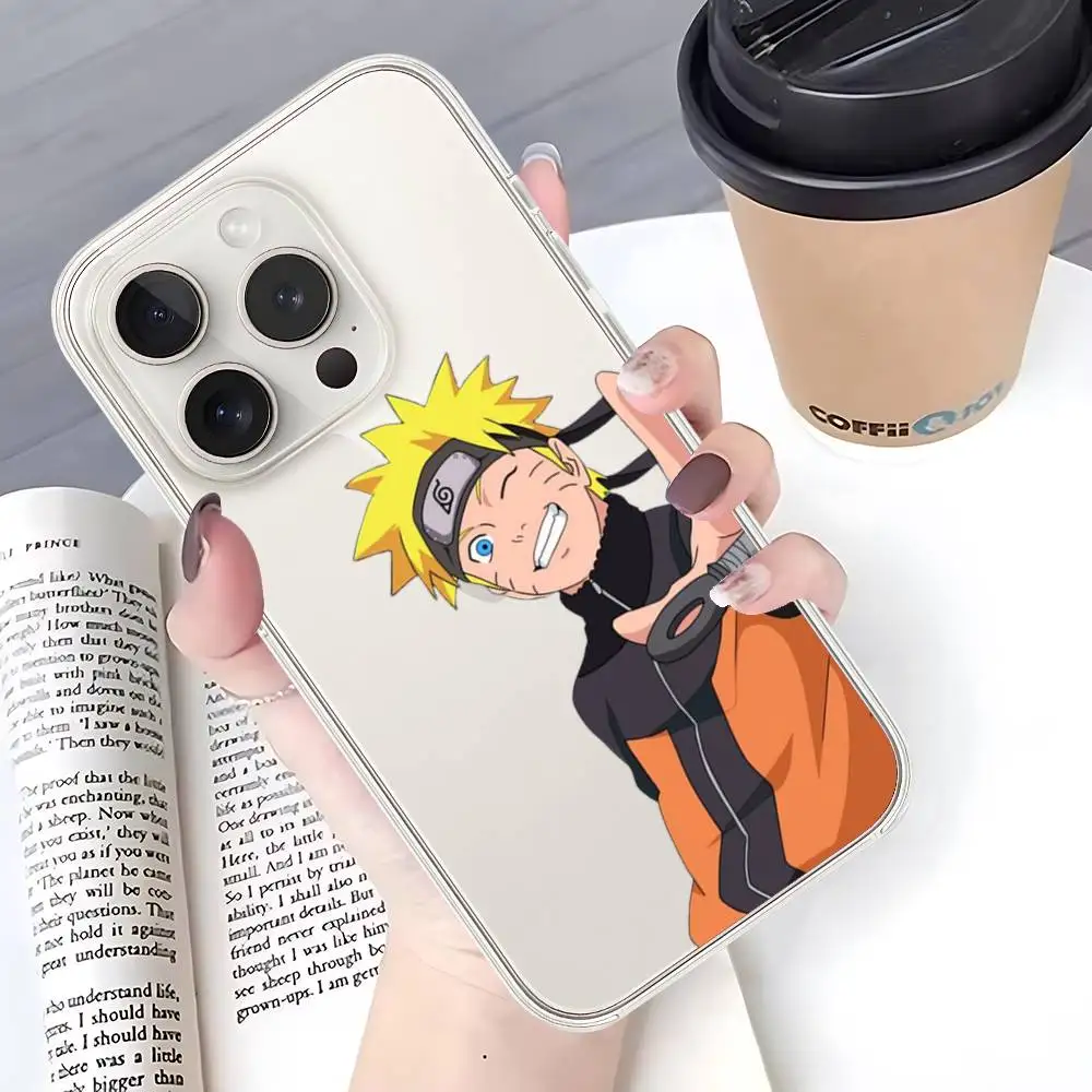 Akatsuki Logo Naruto Transparent Shockproof Phone Case