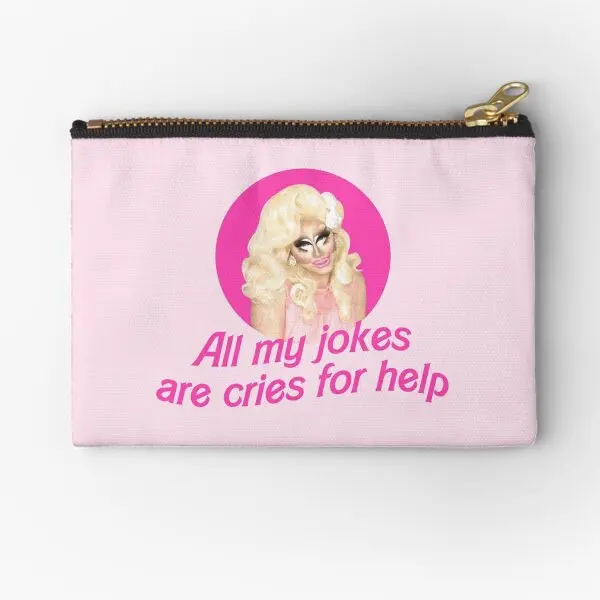 

Карманы Trixie розыгрыши Rupaul Is Drag Race на молнии, чистый нижнее белье, бумажник, трусики, карманные носки для ключей, косметика для монет, Женская упаковка
