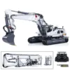 LESU 960 1/14 RC Full Hydraulic Excavator RTR Demolition Digger Double Pumps Metal Heavy Duty Machine Remote Control Model Light 1