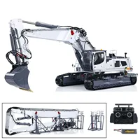 LESU 960 1/14 RC Full Hydraulic Excavator RTR Demolition Digger Double Pumps Metal Heavy Duty Machine Remote Control Model Light 1