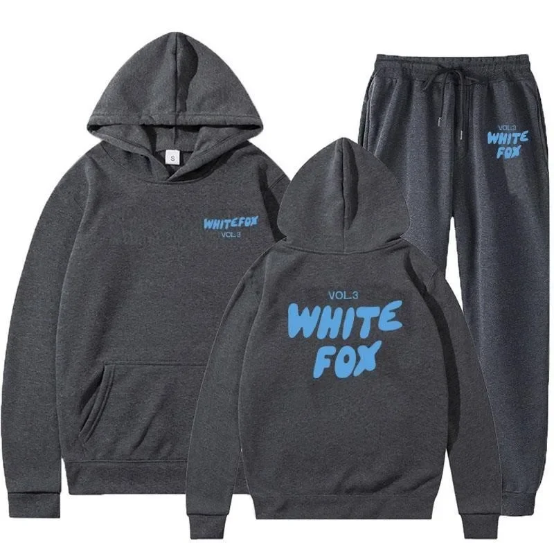 Letter Printed Fleece Hoodies and High Waist Pants Suit Winter Spring Casual Loose Fashion 2 Piece Set Tracksuit 2024
