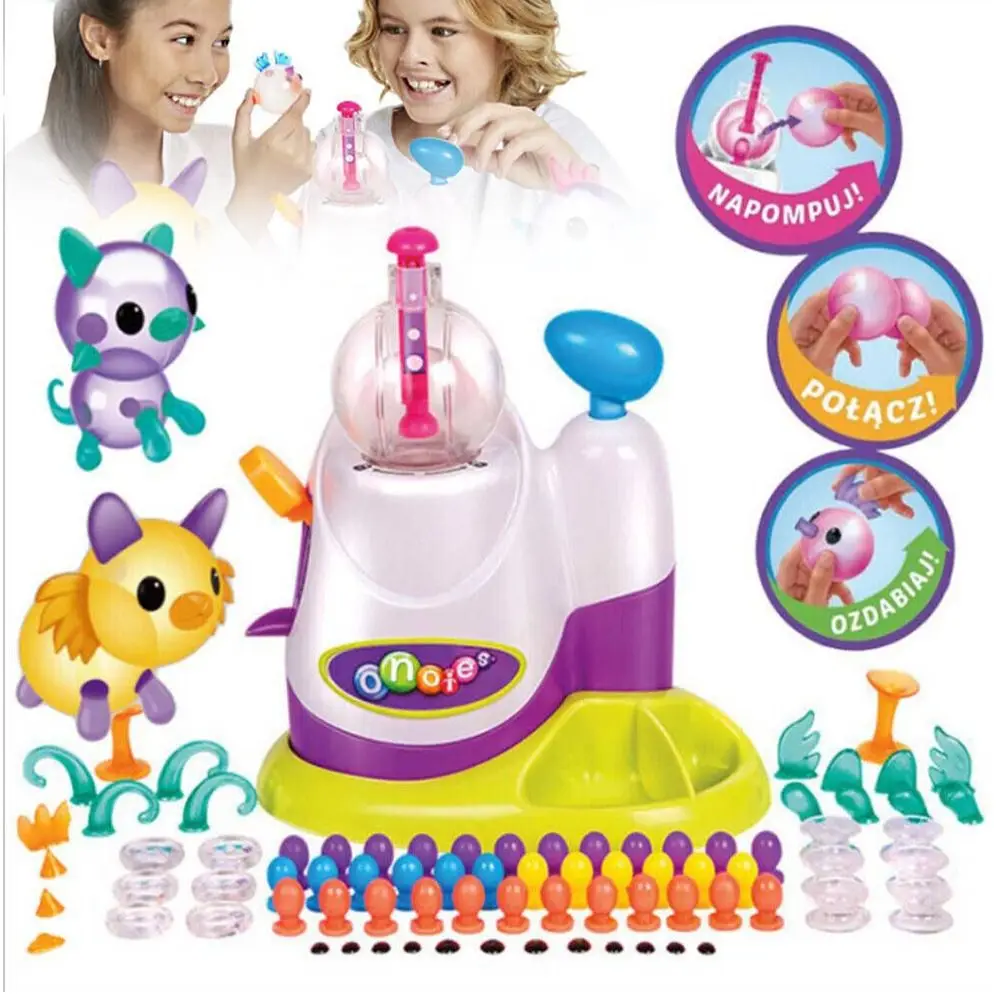 Originality Girl Manual Production Lnflatable Bubble Machine DIY Cheering Bobo Ball Bobo Sticky Toy Squeeze Ball Generator 6