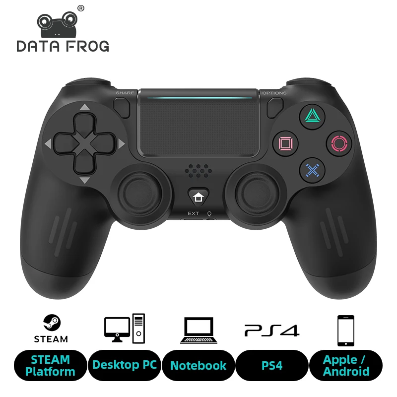 Беспроводной контроллер DATA FROG совместимый с Bluetooth геймпад для PlayStation 4 вибрацией