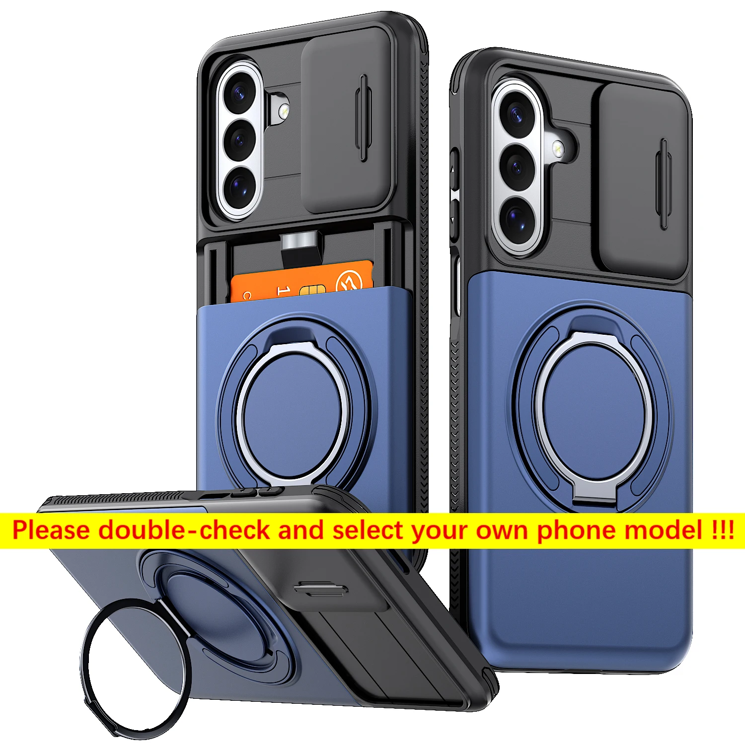 Kickstand Phone Case with Hidden Card Slot