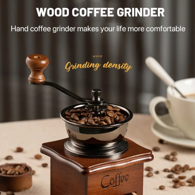 

Винтажная мельница для зерен, Ручная Керамическая мельница, кофейные зерна, ручная кофейная мельница