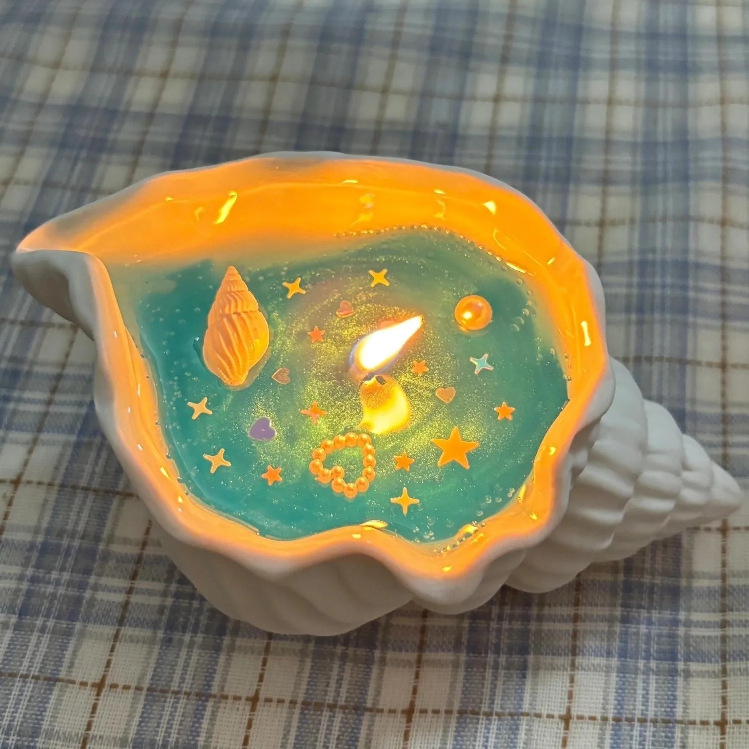 Starfish Seashell Scented Candle 3