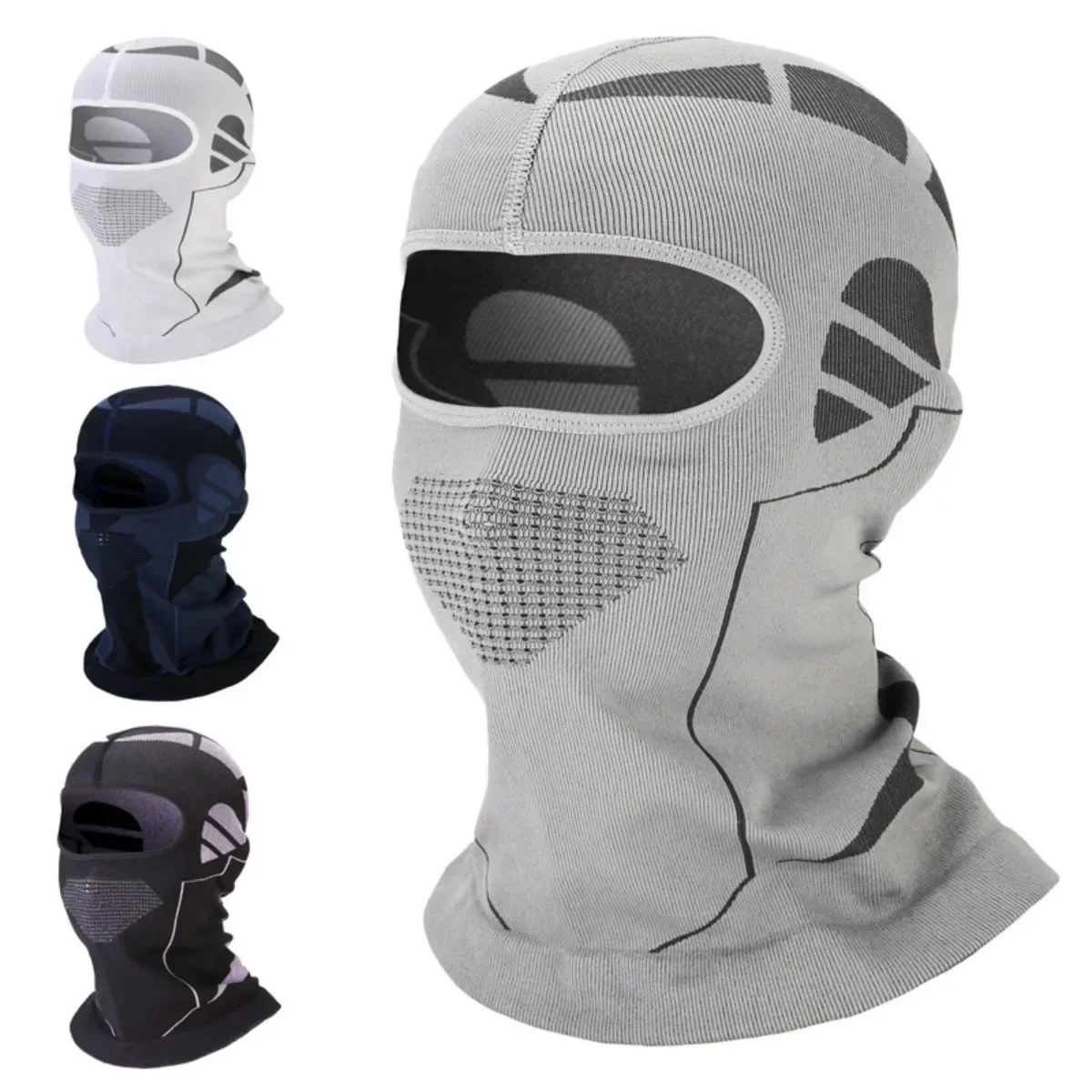 Winter Motorcycle Hood Man Women Neck Warmer Thermal Balaclava Snow Ski Mask Cycling Full Face Mask Bicycle Ski Helmet Covers 5