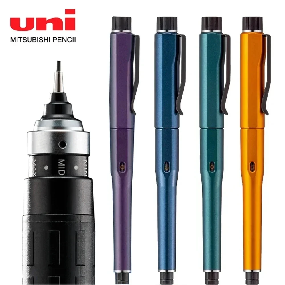 Uni Mechanical Pencil Kurutoga Dive M5-5000 Rotation Core Auto  Upgraded Technology 0.5mm Draft Writing Draw Pen Gift Stationery 3