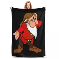 Grumpy Dwarf Blankets Fleece Lightweight Sofa Throw Blankets For Home Bedroom Outdoor Throws Bedspread Quilt 1