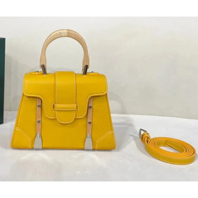 Luxury Shoulder Bag Crossbody Wooden Handle Fashion Casual Versatile Handbags for Women High-quality Multicolored Messenger Y2k