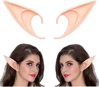 Female New Cute Elf Ears Monster Ears Goblin Ear Accessories Halloween Christmas Elf Ears Party Bar Hostess Dress Up Props