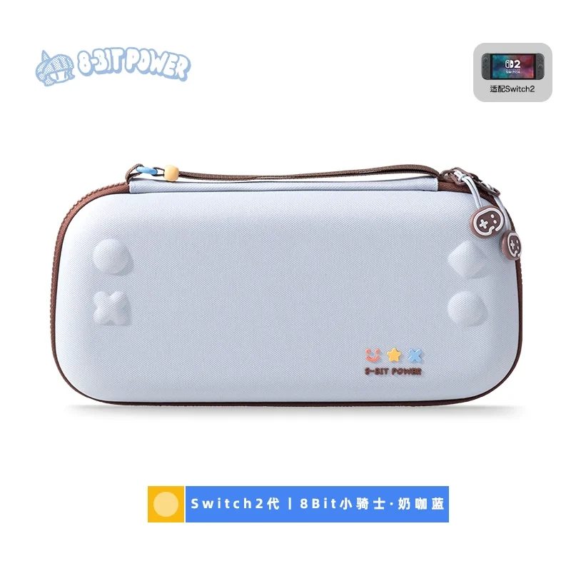 Orijinal Switch2 Saklama Çantası Karikatür Oyun Özel Ns2 Koruyucu Kılıf Anti Düşme ve Anti Kirli Oyuncak Anime Çevre Birimi 8-Bit Şövalye