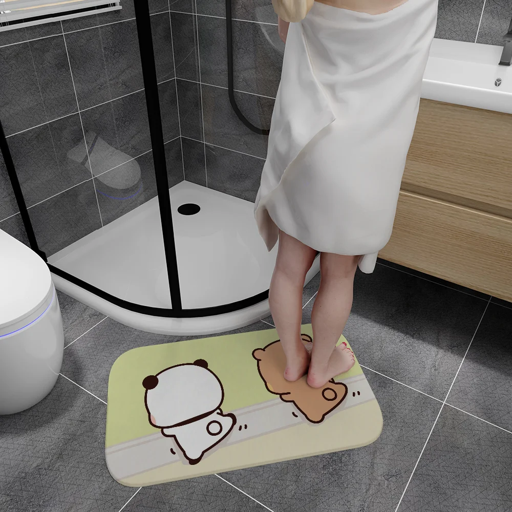 Bubu And Dudu Cute Cartoon Room Mats Cheaper Anti-slip Modern Living Room Balcony Printed Household Carpets 3