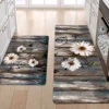 Vintage Geometric Printed Carpet Absorbent Non-Slip Long Strip Kitchen Rug Floor Mat Living Room Bedroom Bathroom Laundry 3