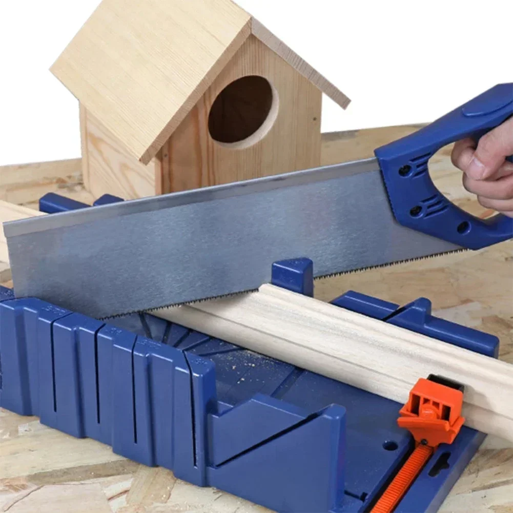 45 90 Degree Woodworking Clamping Mitre Box Diagonal Saw Cabinet Saw Box Angle Oblique Cutting Groove Power Tools
