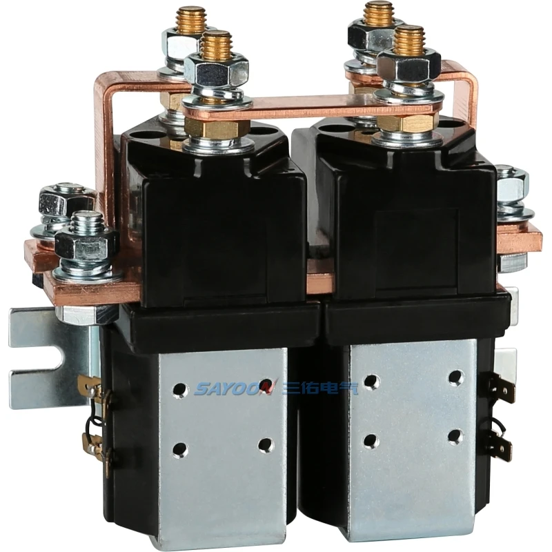 Фото CZWH400A-2T,SW202, контактор постоянного тока, прямой ток, электрический контактор постоянного тока, магнитный контактор, управление двигателем №5