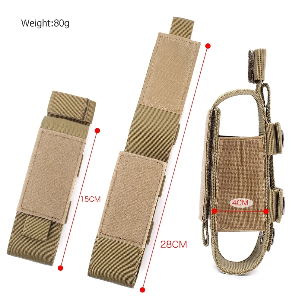 First Aid Pouch Tactical Cat Nylon Tourniquet Pouch Single Pistol Mag Bag Case Outdoor Hunting Knife Holster Medical Scissor Packs