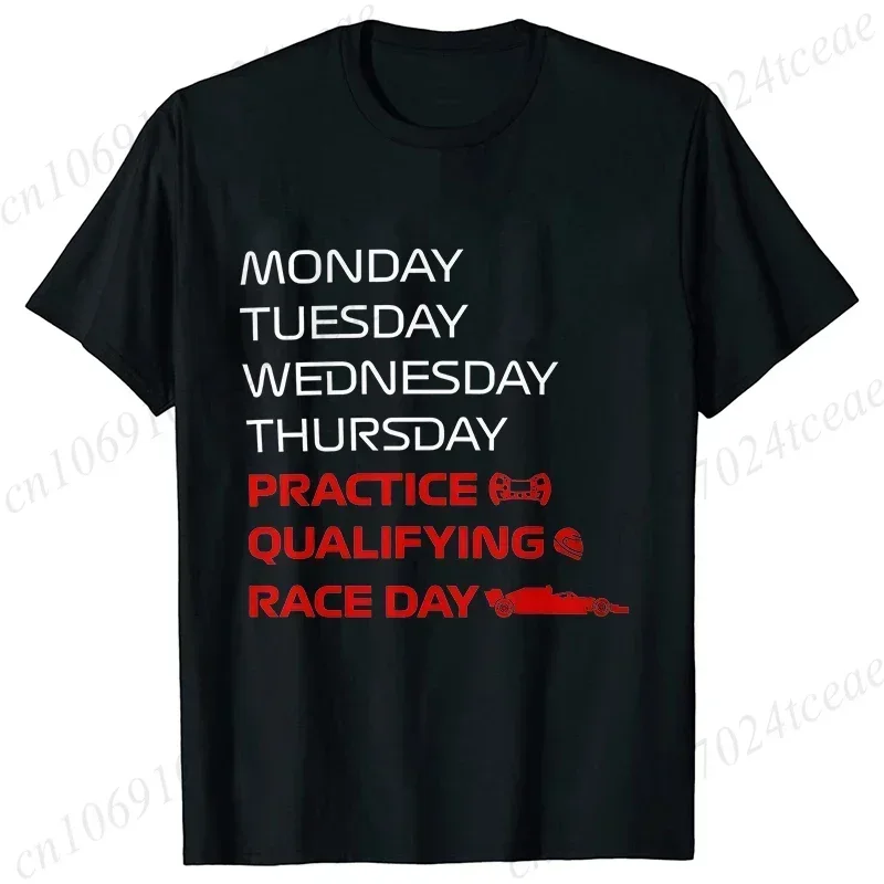 Race Week T-Shirt for Men Women Kids Clothing Practice