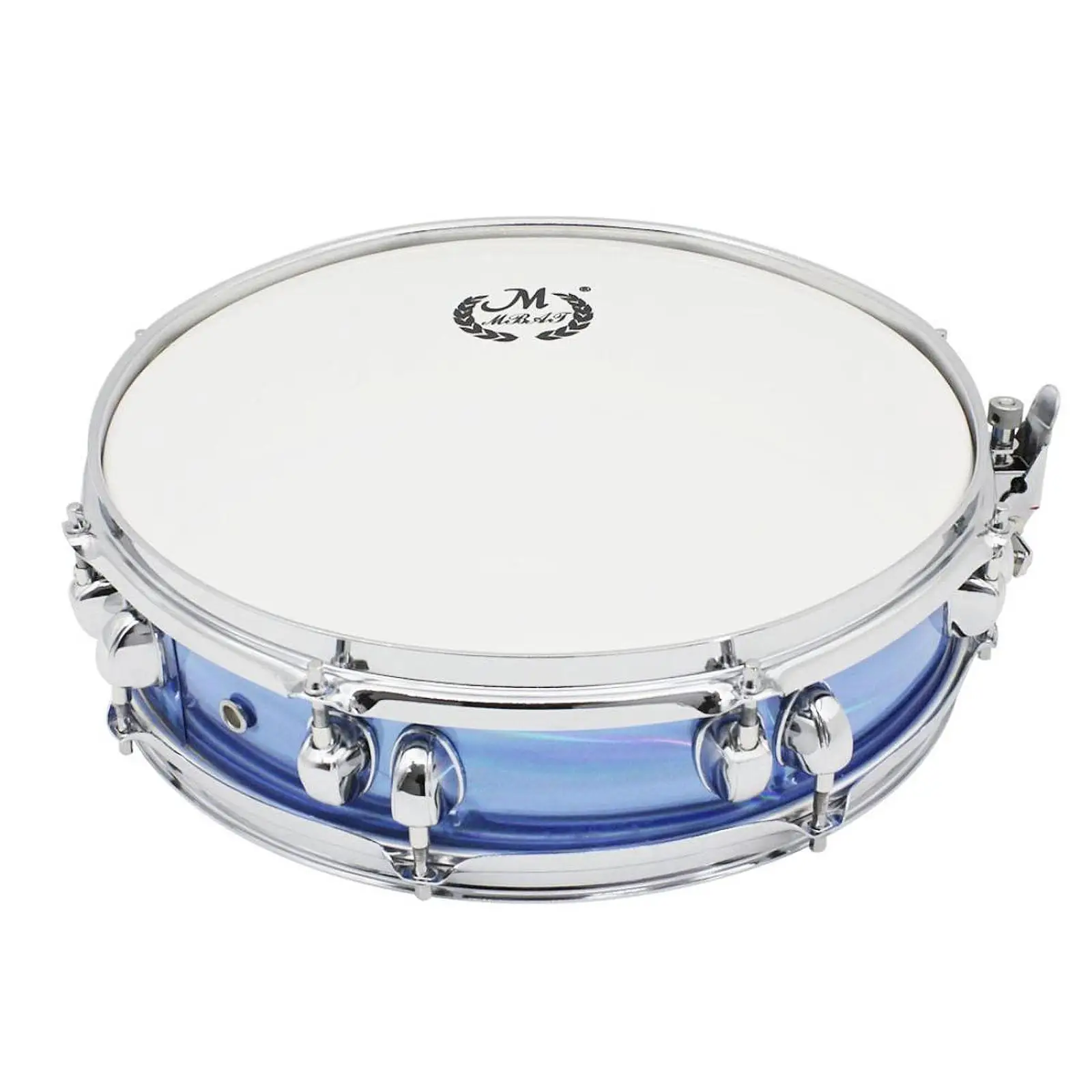 14Inch Snare Drum Percussion Instrument Metal Kids Hand Drum with Drumsticks School Band Party