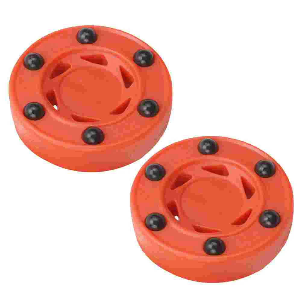 

2 Pcs Street Hockey Balls Puck Inline Practicing Professional Dedicated Training Roller Game Men Women
