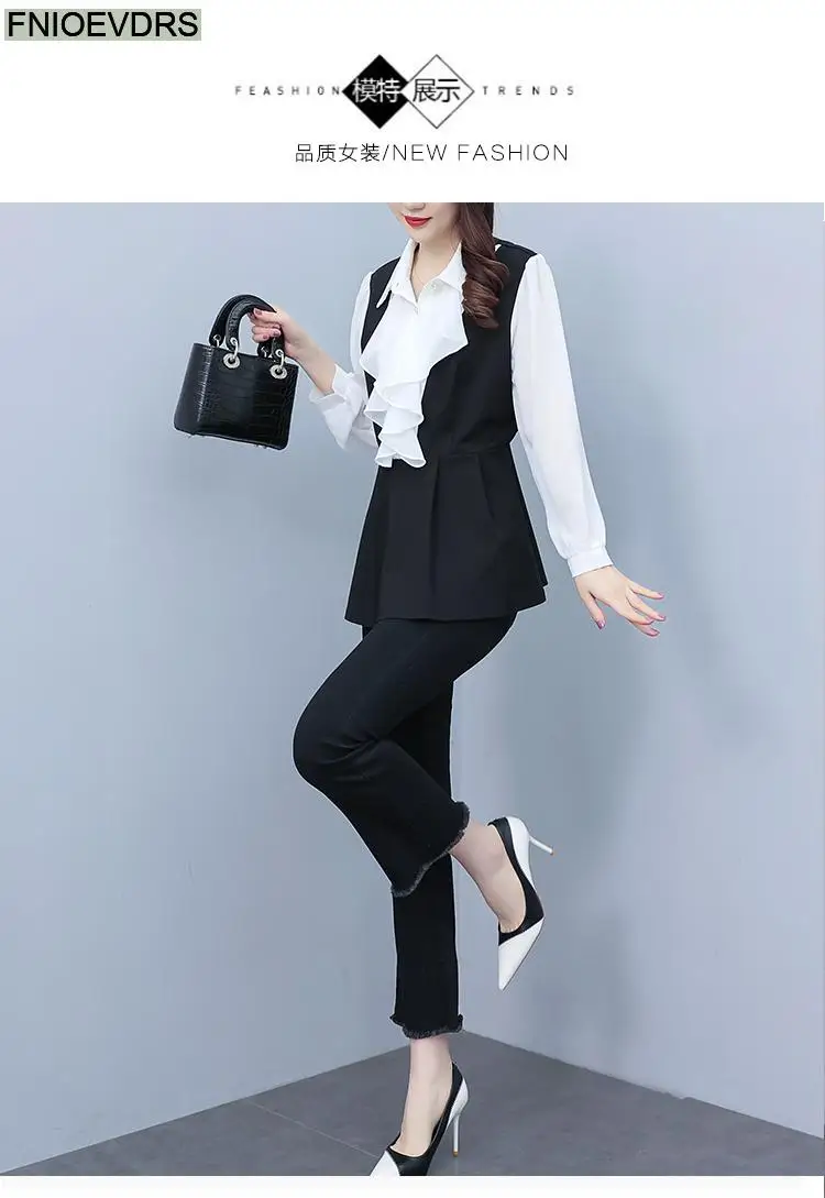 L-5XL Loose Clothes 2024 Women Spring Long Sleeve Elegant Ruffles White Shirts Casual Retro Tunic Peplum Tops And Blouses