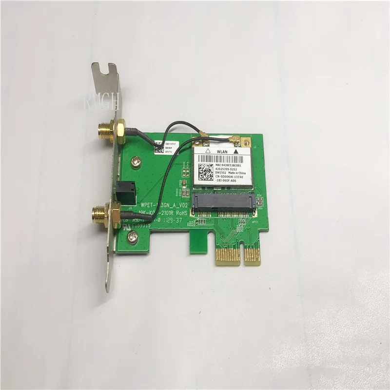

Для Dell 0T57D9 DW1502 802.11b g nWiFi Беспроводная полумини PCI-E карта AR5B95