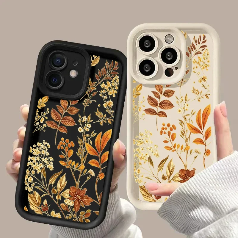 Autumn Mushrooms TPU Shockproof Phone Case