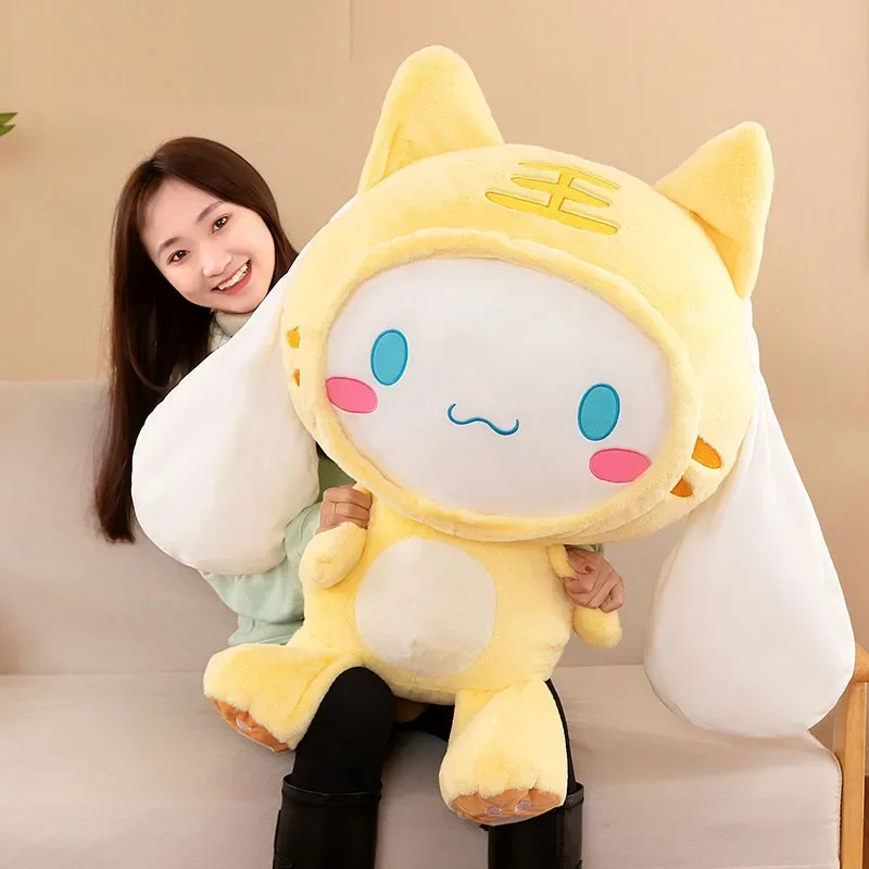 

Big Size 65cm SANRIO Cinnamoroll Plush Stuffed Toys Anime Dog 27-60cm Cartoon Pillow Dolls Kids Xmas Birthday Gifts