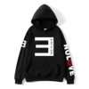 Rapper Eminem Music Album Hoodies World Tour Gift for Fan Graphic Hoodie Men Women Hip Hop Style Oversized Sweatshirt Streetwear 2