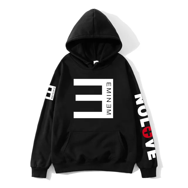 Rapper Eminem Music Album Hoodies World Tour Gift for Fan Graphic Hoodie Men Women Hip Hop Style Oversized Sweatshirt Streetwear 2