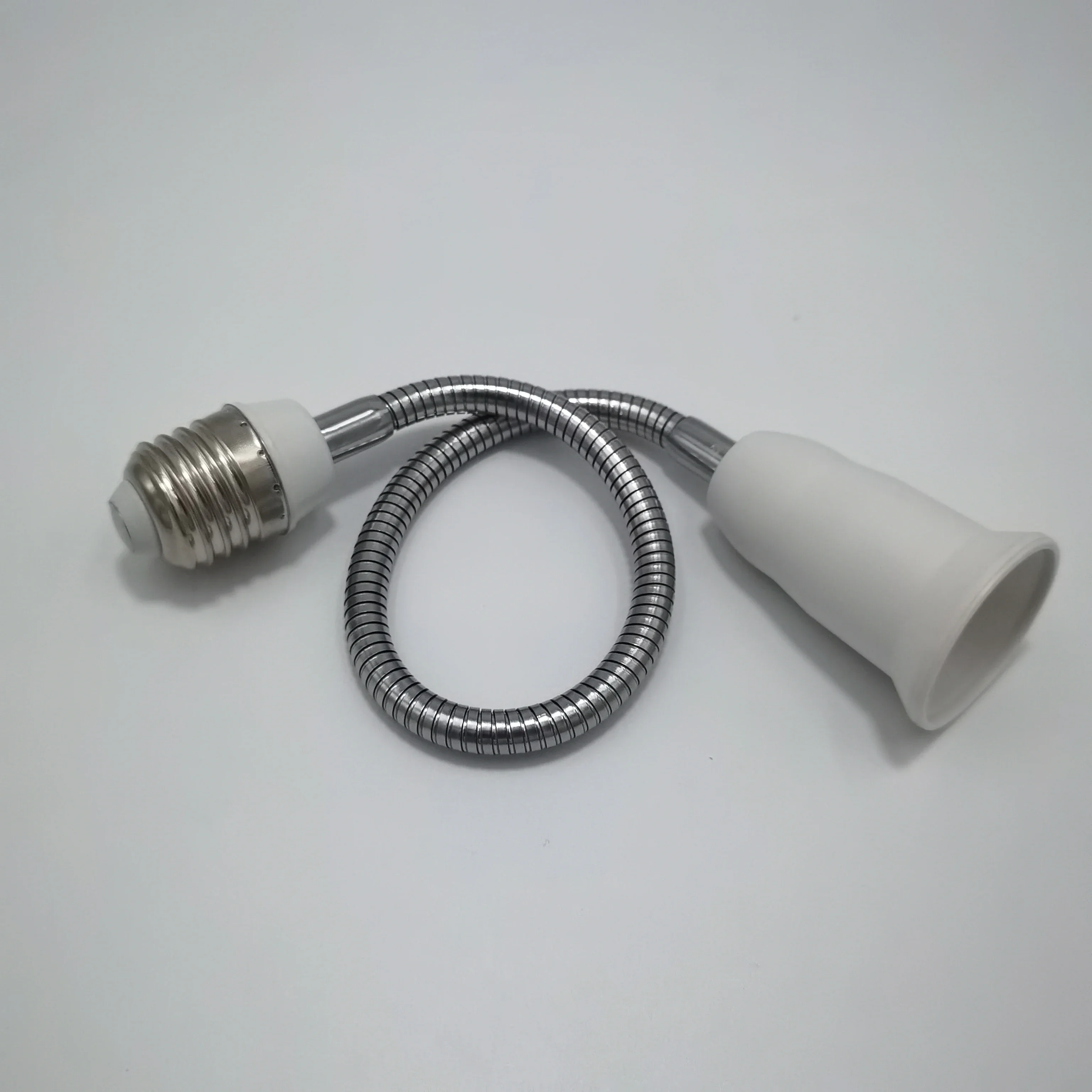 E27 Adaptador De Extensión Flexible Negro, Enchufe De Bombilla LED Convertidor De Soporte De Lámpara Portalámparas De Bombilla