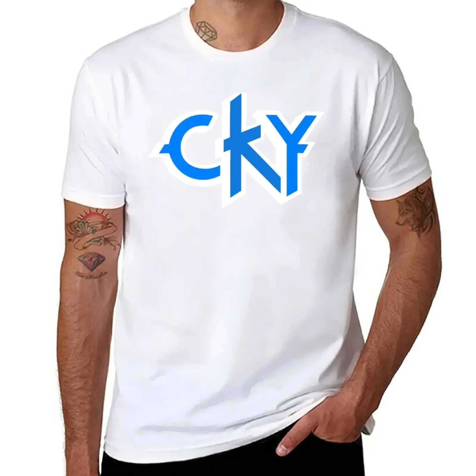 

CKY T-Shirt Aesthetic clothing animal prinfor boys plain white t shirts men