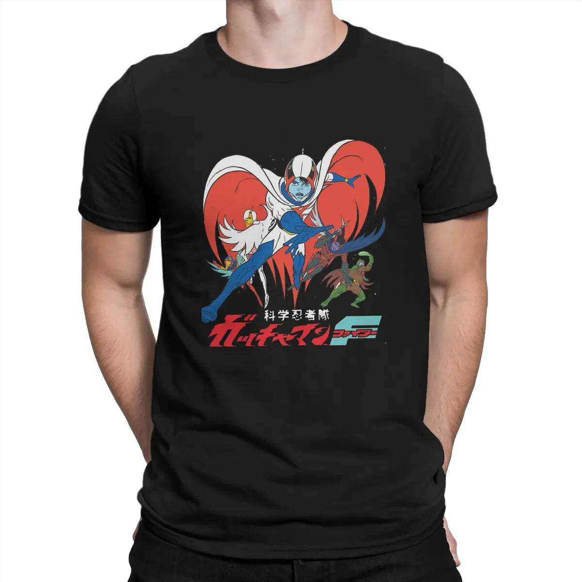 Ninja Brothers Kagaku Ninja-Tai Gatchaman T Shirt Alternativa O-Collo Tshirt Harajuku Streetwear